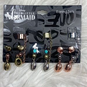 Disney’s Little Mermaid 6 Piece Earring Set